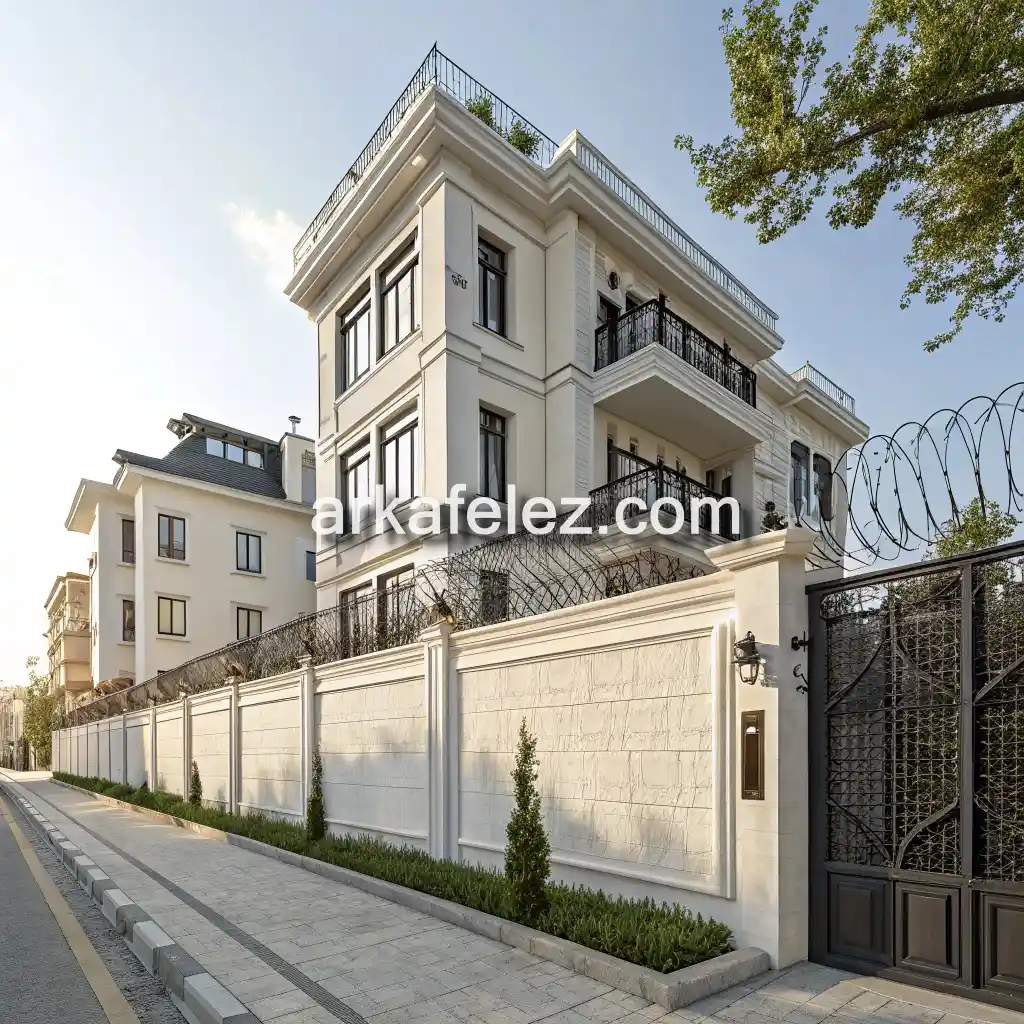 خدمات ساخت و نصب حفاظ شاخ گوزنی دیوار آپارتمان و ویلا در تهران ولیعصر