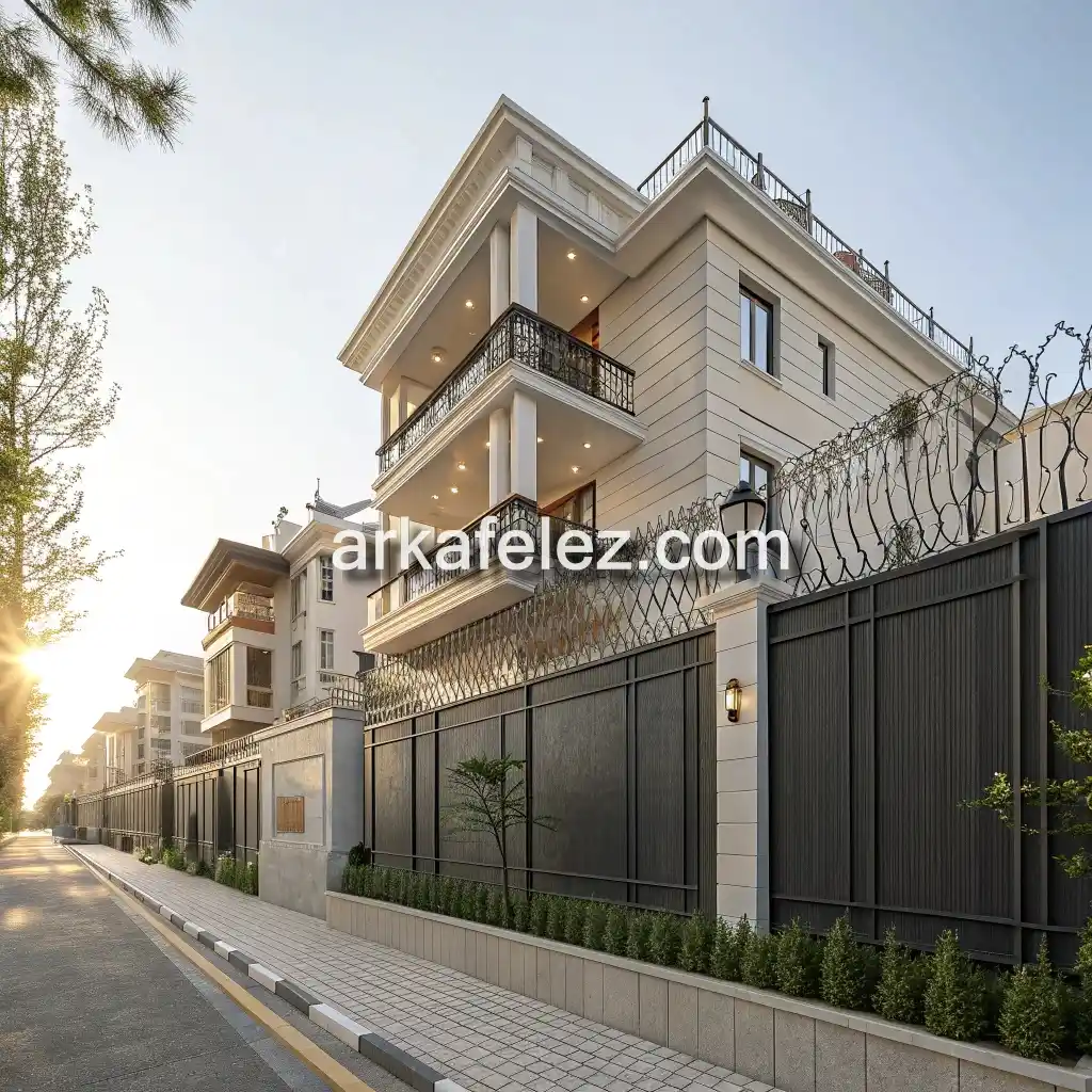 خدمات ساخت و نصب حفاظ شاخ گوزنی دیوار آپارتمان و ویلا در تهران بلوار کشاورز