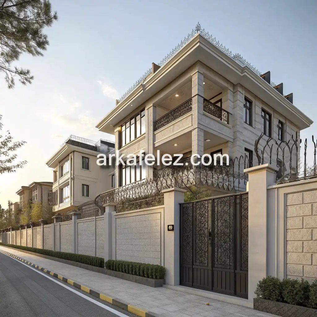 خدمات ساخت و نصب حفاظ شاخ گوزنی دیوار آپارتمان و ویلا در تهران کارگر جنوبی